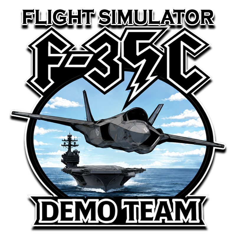 Flight Simulator F-35C Demo Team logo